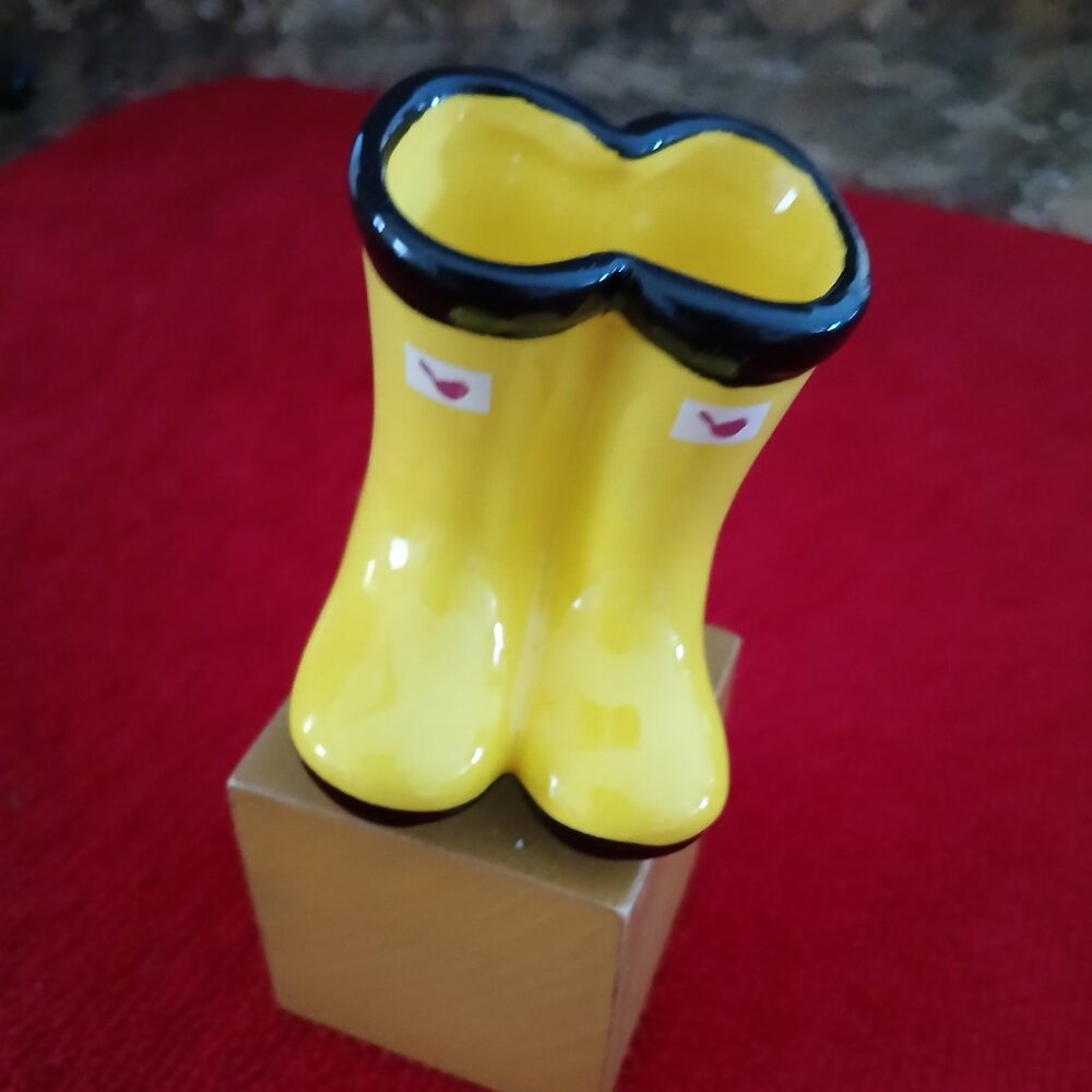 Nora Fleming yellow boots